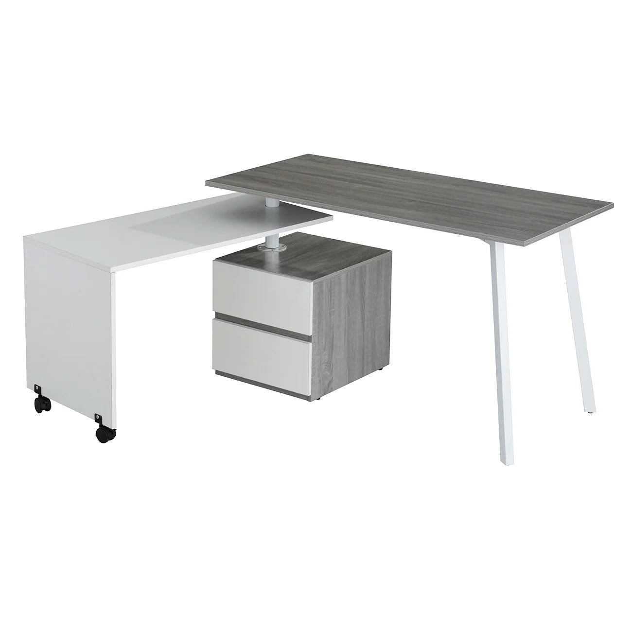 Teen Office Desk with Drawers